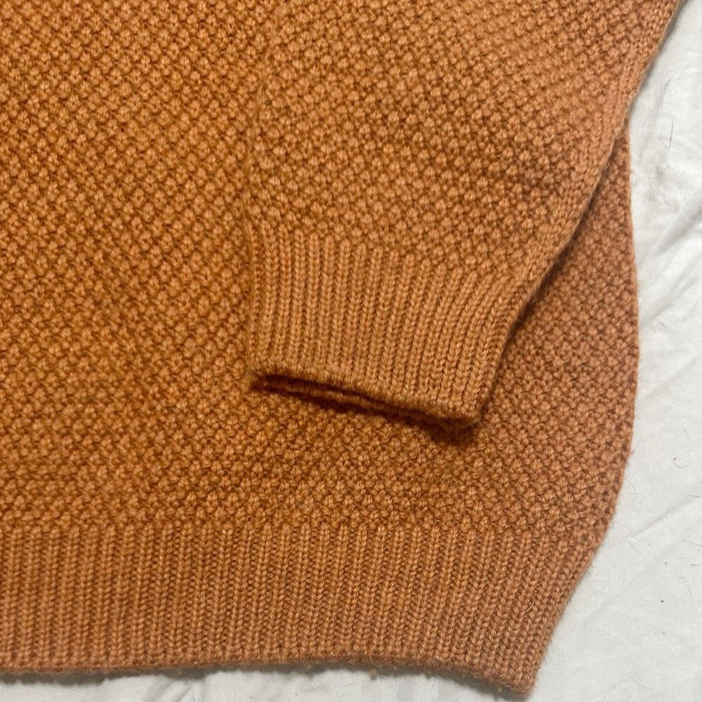 Paul James L (XL)Men’s Sweater 100% Merino Wool Browm Casual Fall Winter England - Picture 4 of 7